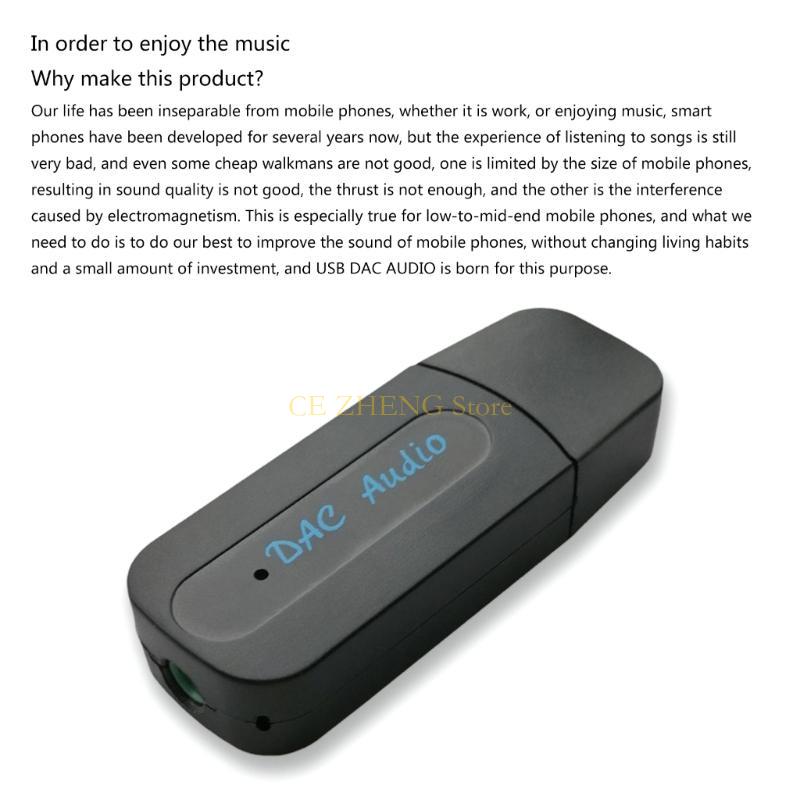 E56B 전문 USB 사운드 카드 어댑터 DAC 사운드 - Headphone Amplifier Dac 리뷰 및 가격